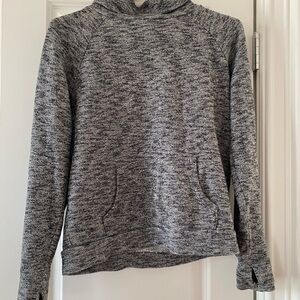 GAP Marled Gray Pullover Hoodie